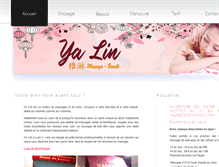 Tablet Screenshot of massage-lyon-yalin.com